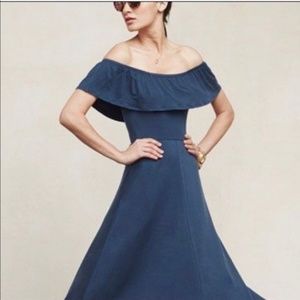 Blue Reformation Shoulder dress